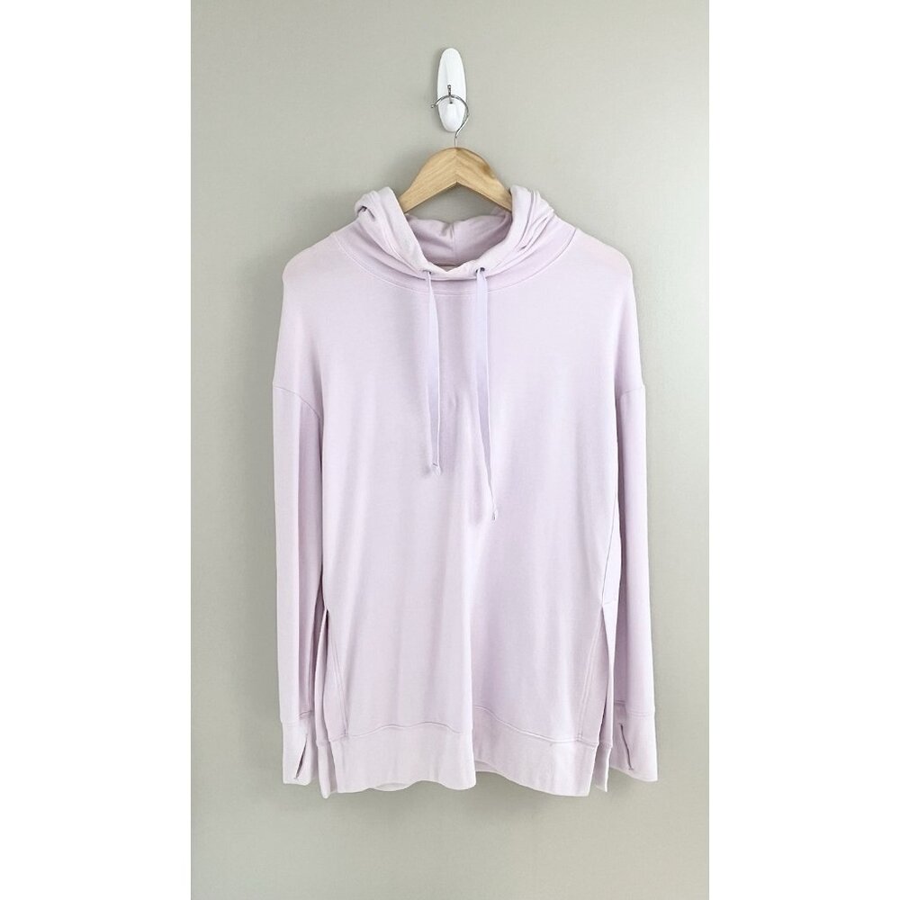 Athleta Women’s Sz Sm Sayulita Funnel Neck Hoodie Lilac Purple Sweatshirt